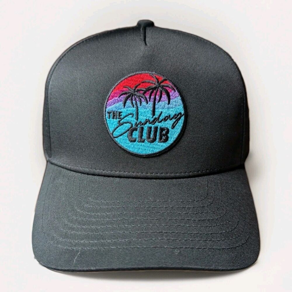 Sunday Swagger The Sunday Club Performance Golf Hat Black Snapback
